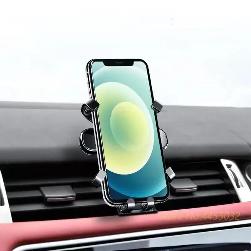 1 Set Cell Phone Holder With Base For Volkswagen POLO 2019-2022 Air outlet Stand Mounts Gravity GPS Bracket Accessories