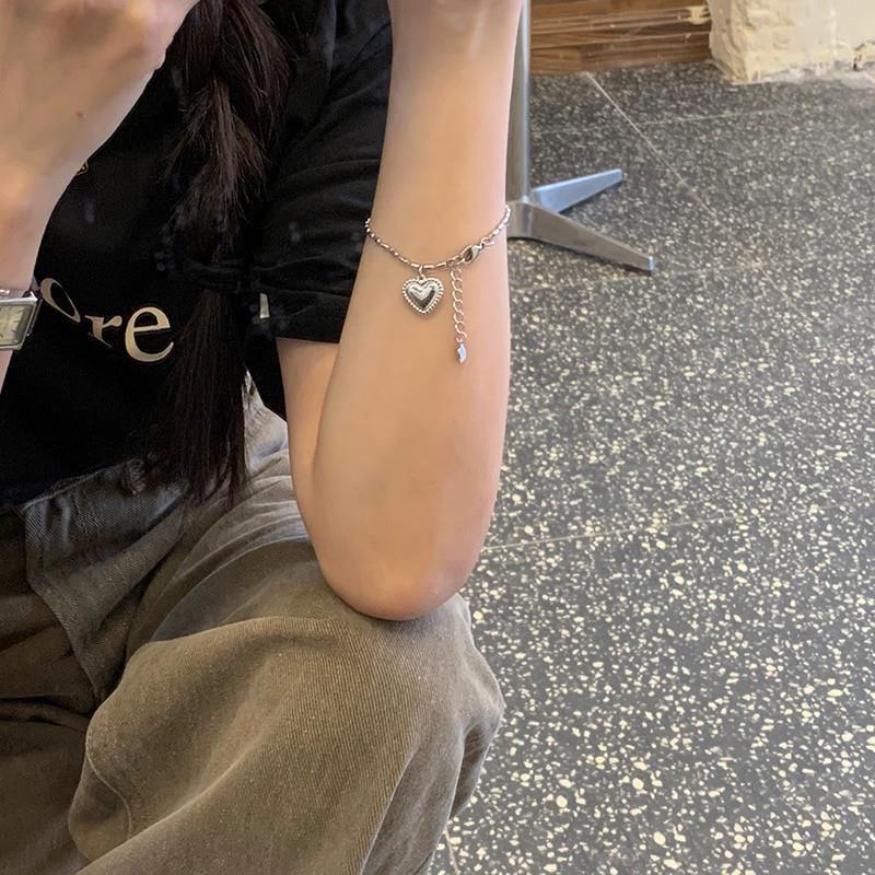 Macaron Cream Beaded Bracelet Sweet Love Star Bracelet Cute Niche Design Girlfriend Accessories