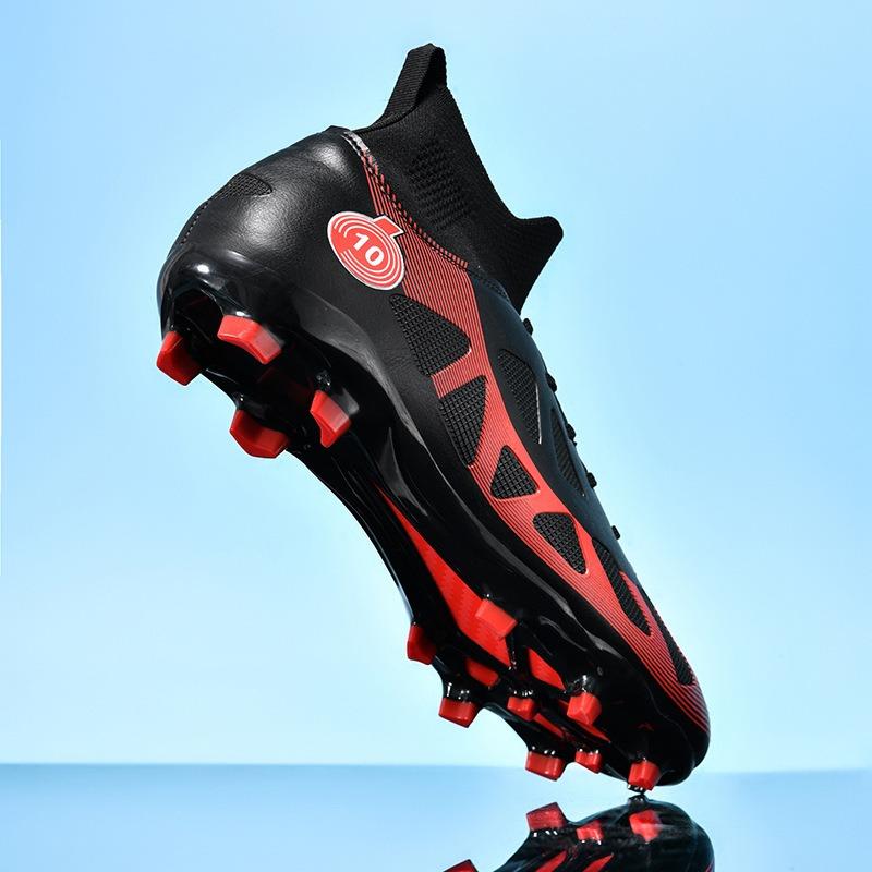 New High-top Football Shoes, Men, Women, Youth, Primary and Secondary School Students, Artificial Grass, Long Nails and Broken Nails Training Shoes