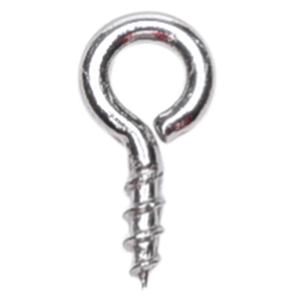 100 шт. маленькие крошечные мини-булавки для глаз, крючки для глаз, люверсы с резьбой, 8x3,5 мм