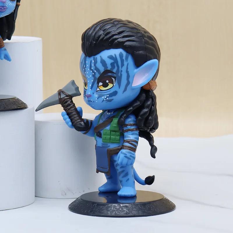 Spot Avatar 2 Neytiri and Jake Sully PVC Figure Model Tiny Statues Collectibles Desktop Decorations Doll Models Decorations