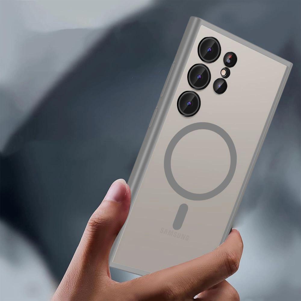 Etui Tech-Protect Magmat Magsafe Na Samsung Galaxy S24 Ultra - Tytanowy Mat