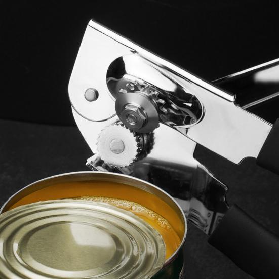 Ручной консервный нож, открывалка для бутылок из нержавеющей стали, прочная, удобная для пожилых людей, кухонные гаджеты