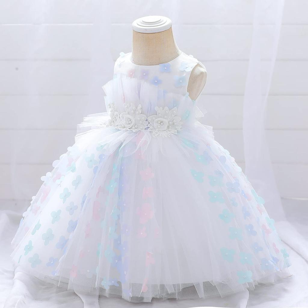 Baby Shrine Visit Baby Commemorative Photo Ceremony Wedding Baby Shower Kids Kindergarten Entrance Ceremony Formal Gift for Birthday [DiiFoky] Dress,
