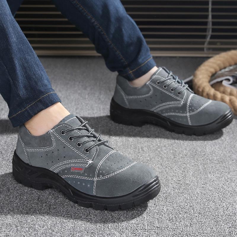 Steel Baotou Labor Insurance Men's Shoes Anti-smashing, Anti-piercing, Non-slip Shoes, Work Safety Shoes
