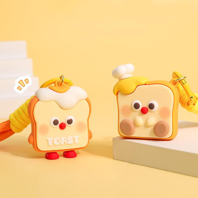Милый мультяшный тост брелок креативное моделирование хлеб тост кулон брелок рюкзак украшения аксессуары подарки