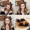 2Pcs Women Hairpins Two-layer Mesh Bow Anti-slip Photo Prop Lightweight Princess Style Reusable Party Hair Decoration Tool