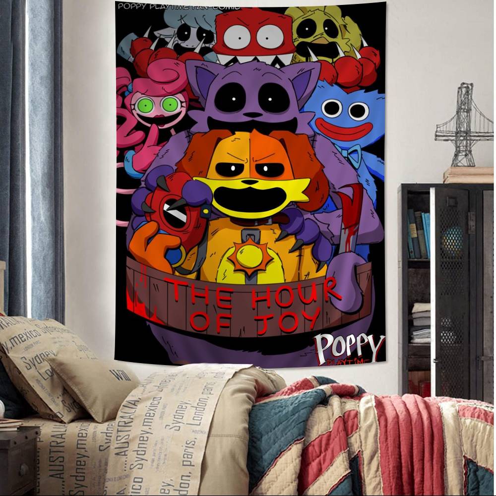 CCritters CCATNAP DDOGDAY Cartoon Tapestry for Living Room Home Dorm Decor INS Home Decor