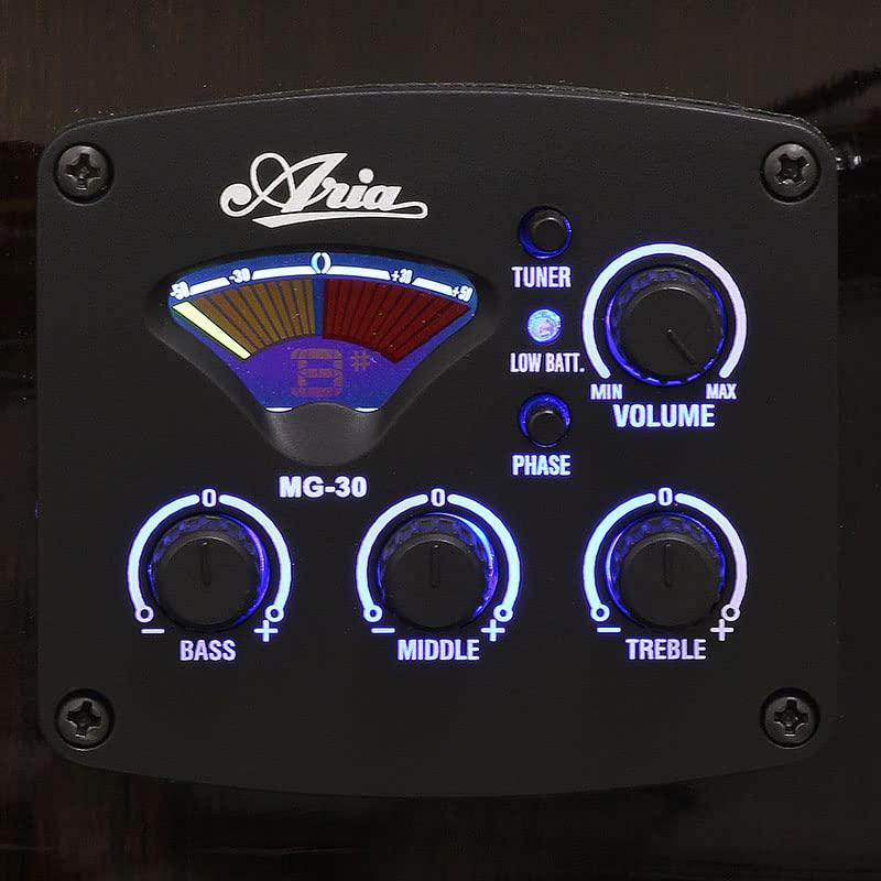 Legend by Aria Electric Acoustic Guitar Beginner Set Aria Blue FG-15CE/BLS