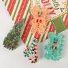 Shining Girl Christmas Hair Clips: Gingerbread Man, Christmas Tree, & Candy Cane Claw Clips.