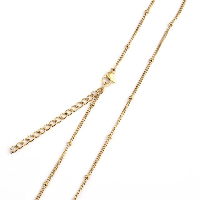 Ожерелье из нержавеющей стали для мужчин и женщин, кубинская цепочка с звеньями золотого цвета, серебряного цвета, панк-чокер, модные мужские ювелирные изделия, подарок