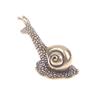Retro Pure Copper Mini Snail Ornament Tea Pet Snail Ornament Antique Brass Animal Miniature Figurine Desktop Crafts