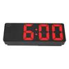 Digital Alarm Clock Electronic Desktop Clock with Temperature Display Voice Control Rectangle LED Clock for Home Bedroom