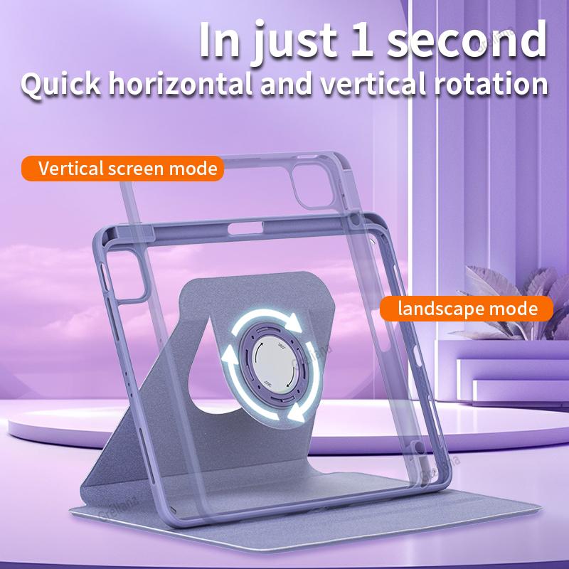 Магнитный чехол для iPad Pro 11 Smart Case Ipad 7Th 8Th 9Th 10.2 Gen Funda для iPad Air 11 4Th 5Th 10Th 10.9 2 9.7 Поворотный чехол