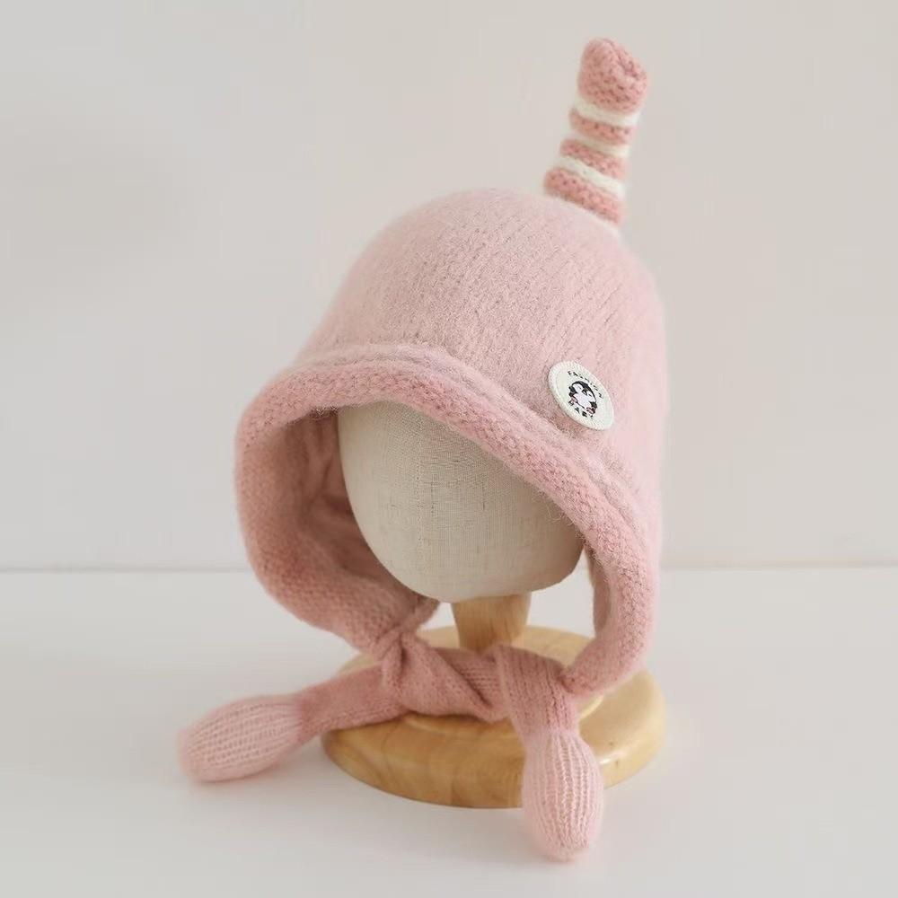 Soft Infant Winter Hat Warm Woolen Beanie Fashion Baby Hooded Hat