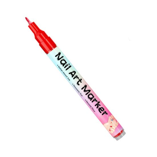 12/24 Colors Nail Art Pen Set Quick Dry Graffiti Nail Art Markers Fine Tip Waterproof Polish Pens Drawing Painting Liner Brush for DIY Nail Art Tool