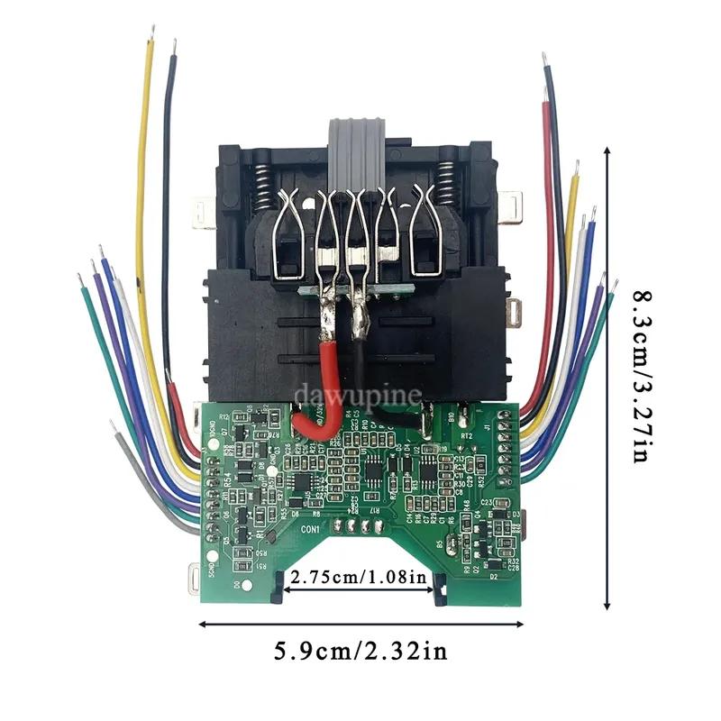 DCB609 15*21700 Lithium Battery Storage Box Case PCBA For DeWalt 20V 60V Battery Charging Protection Circuit Board Shell Housing