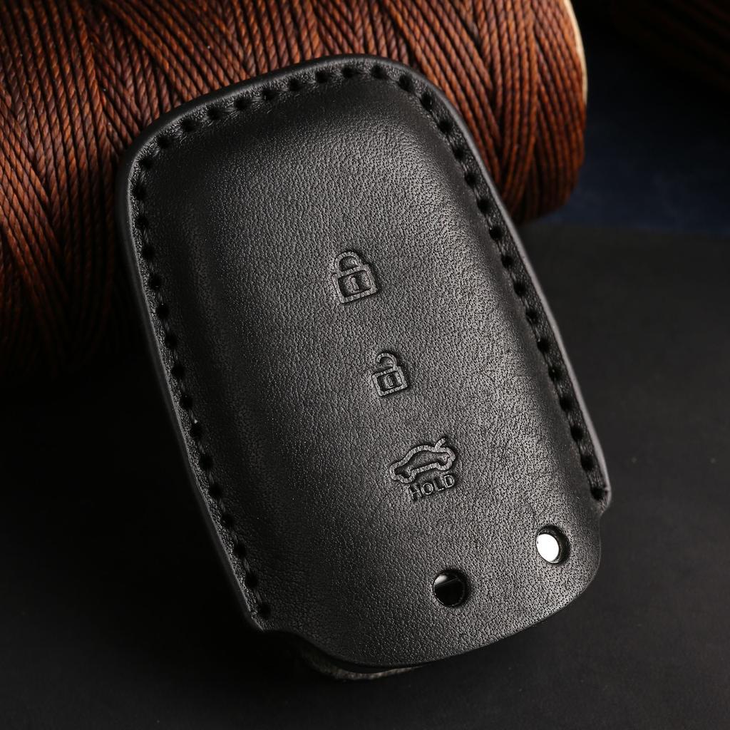 Подходит для старого кожаного складного чехла для ключей из коровьей кожи Kia, высококачественный чехол для ключей ручной работы, персонализированная кастомизация