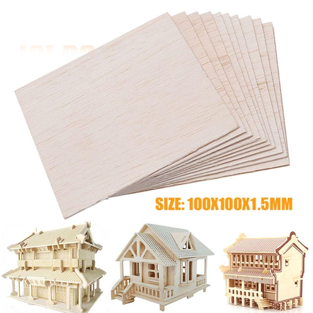 Деревянный лист модели, прямоугольная деревянная деревянная фанерная доска, фанера из липы, многослойная доска для авиационной модели