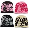 Letter Printing Beanie Bonnet Y2k Cold Cap Gift Hip Hop Cap  Men
