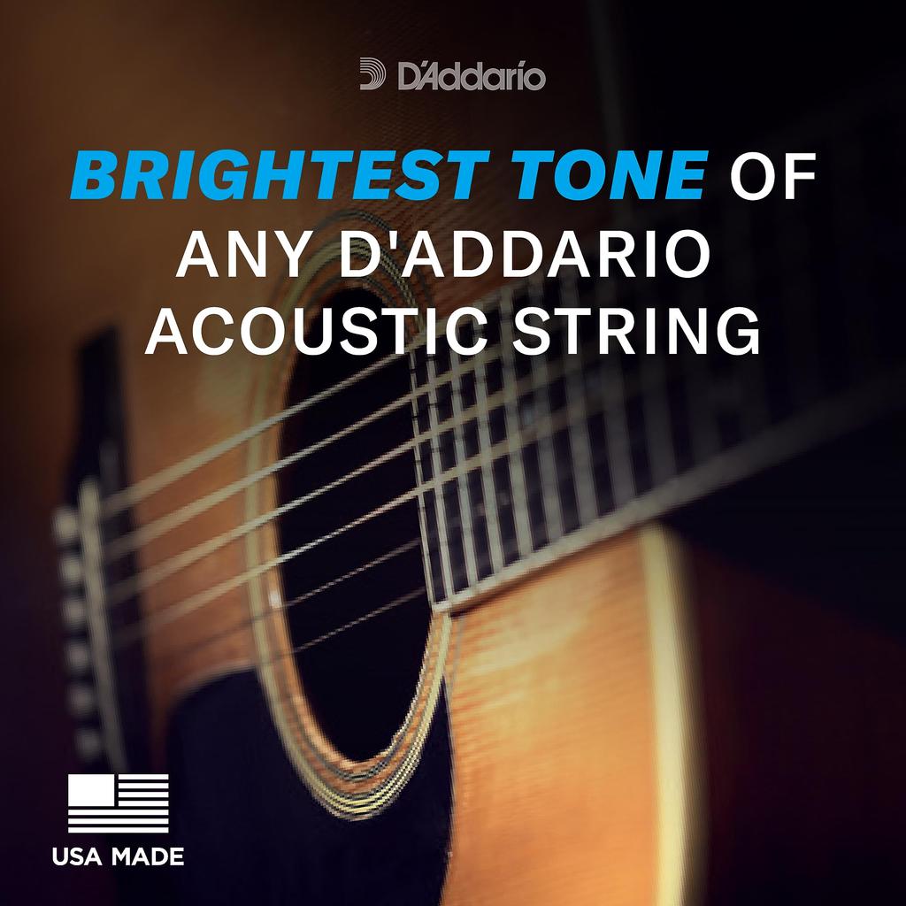 Acoustic Guitar Strings Bronze Extra Light 3set Pack D'Addario 80/20 .010-.047 EJ10-3D []