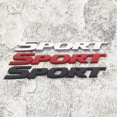 Автомобильный ЗНАЧОК SPORT 3D Буква Наклейка для Модификации Задней Части Автомобиля