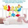 Cute Musical Spiral Hanging Toy, Baby Rattles For Crib Stroller Car Seat Travel, Suitable For Baby Boys Girls