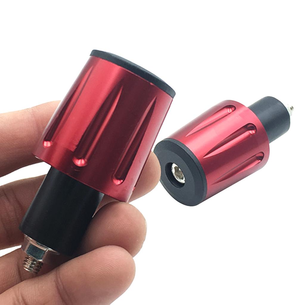 1 Pair Motorcycle Handlebars Grips Plug Caps Univesal Aluminum Handle Bar Ends 7/8" 22mm Motorcycle Handlebar Ends Caps