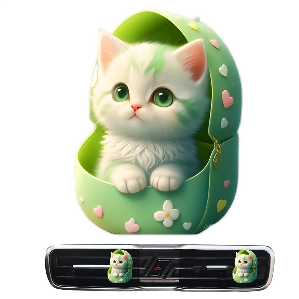 Car , Cute, Cat , 4-Pack, Car , Car Aromatherapy, Cute