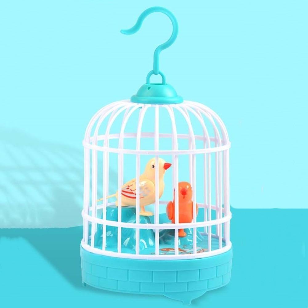 Parrot Cage Talking Electric Bird Realistic Voice Simulation Bird Cage  Entertainment