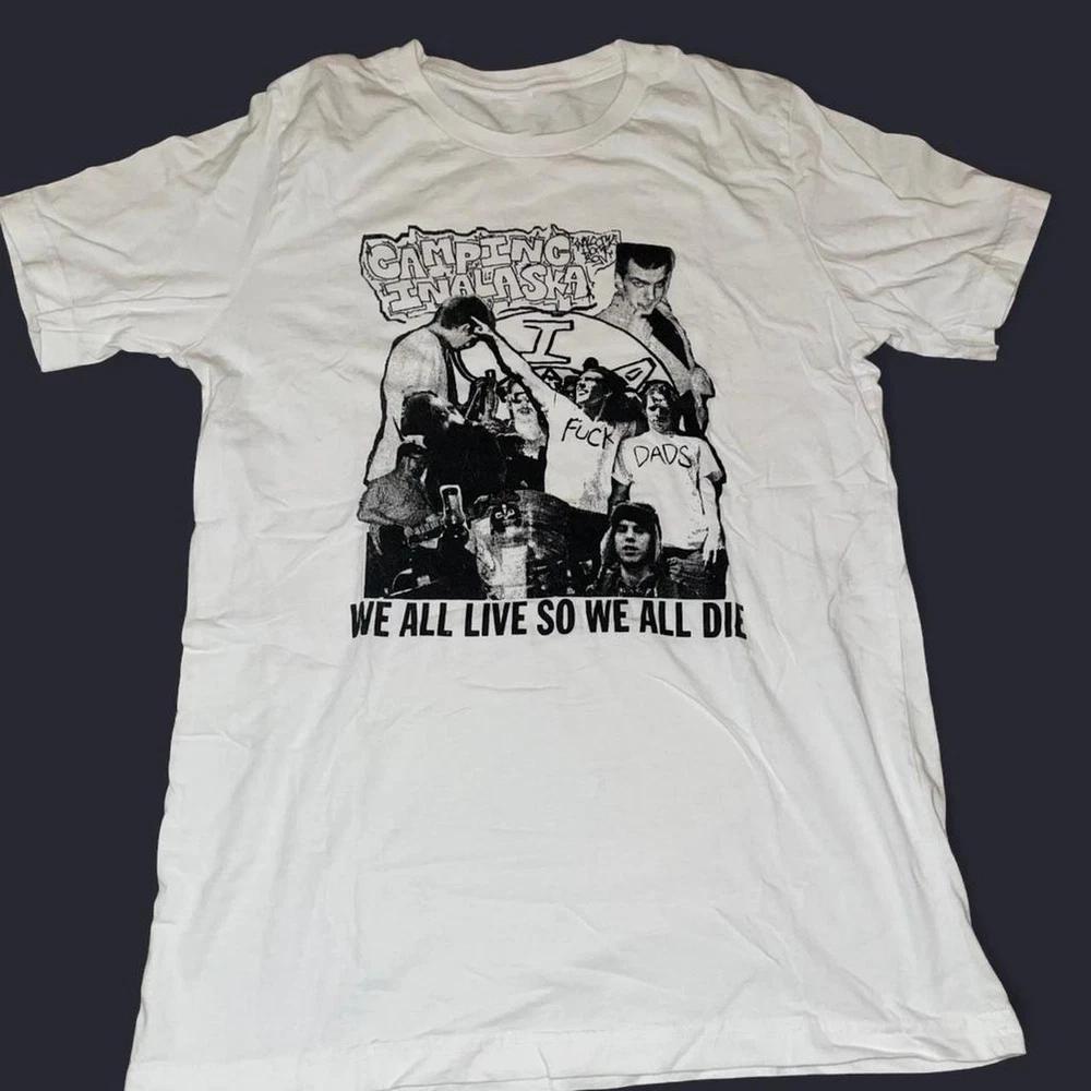 Camping In Alaska Midwest Emo White Shirt