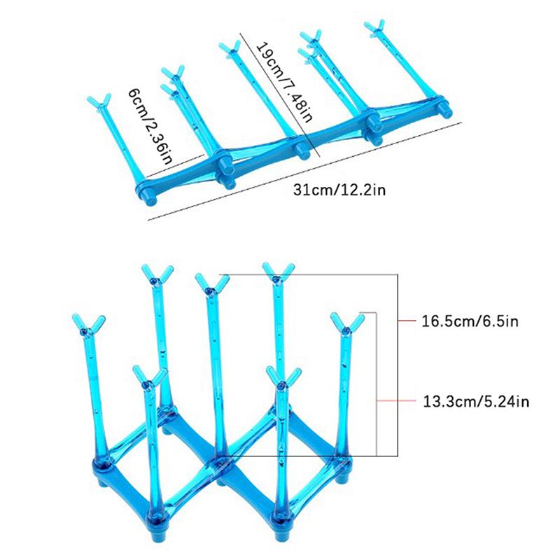 Foldable Toddler Feeding Bottle Drying Rack Cup Holder Drainer Dryer Tableware Storage Dryer Cupboards Container Kitchen Tools