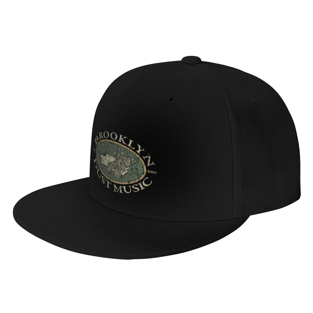 Fashion Brooklyn Dust Music Flat Brim Sun Hat Structured Fit Caps Women