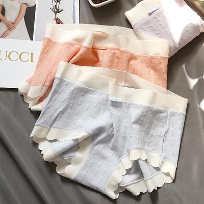 Женские бесшовные трусики-слипы с высокой талией, эластичные, в стиле ню