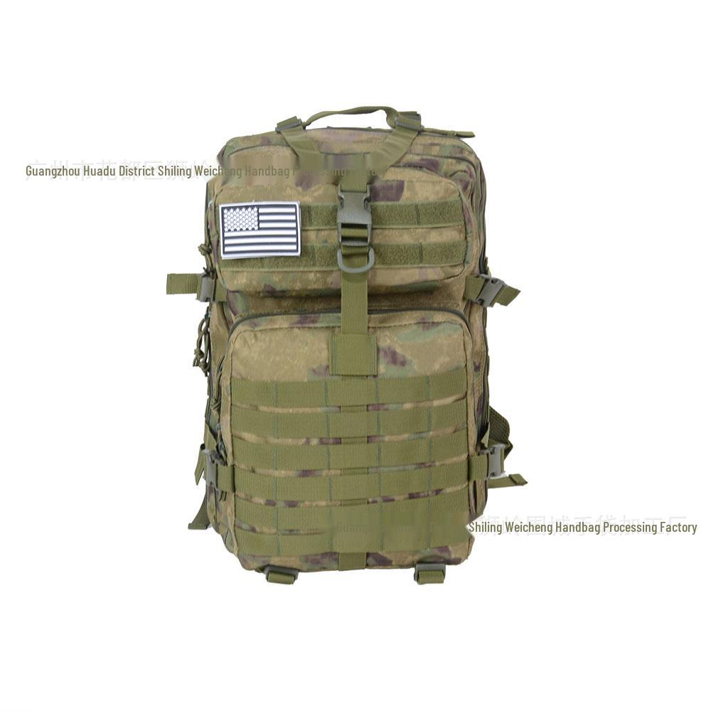 Тактический многофункциональный камуфляжный рюкзак с двумя плечами для велоспорта, путешествий и спорта