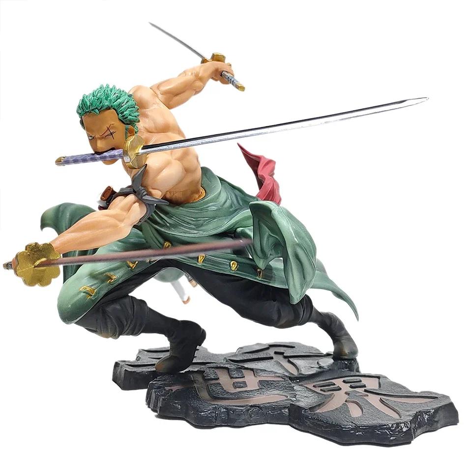 Аниме One Piece Фигурка Действия Ророноа Зоро Трехлезвийный Sa-Maximum Фигурки Манги Аниме Статуя Коллекция Модель Игрушки Разработаны Для Детей