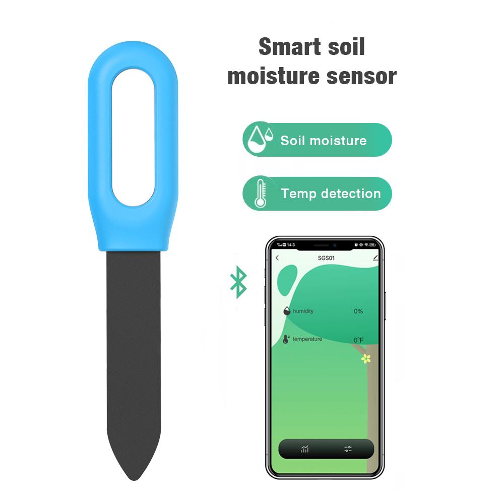 Умный Bluetooth-тестер почвы 2 в 1 измеритель влажности почвы цветочные растения монитор водонепроницаемый датчик температуры и влажности для сада