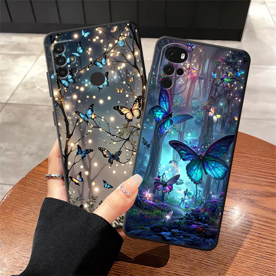 Phone Cover Case for Motorola Moto G60s G32 G22 Edge40 G51 G73 G52 G50 G53 G30 Edge 20 Pro 30 Lite G71 Dream Butterfly