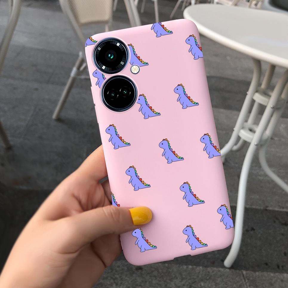 For TECNO Camon 19 Neo Case Cartoon Boy Child Fashion Phone Case Back Cover For Tecno Camon 19 Pro Camon19 Matte Soft Bumper Bag
