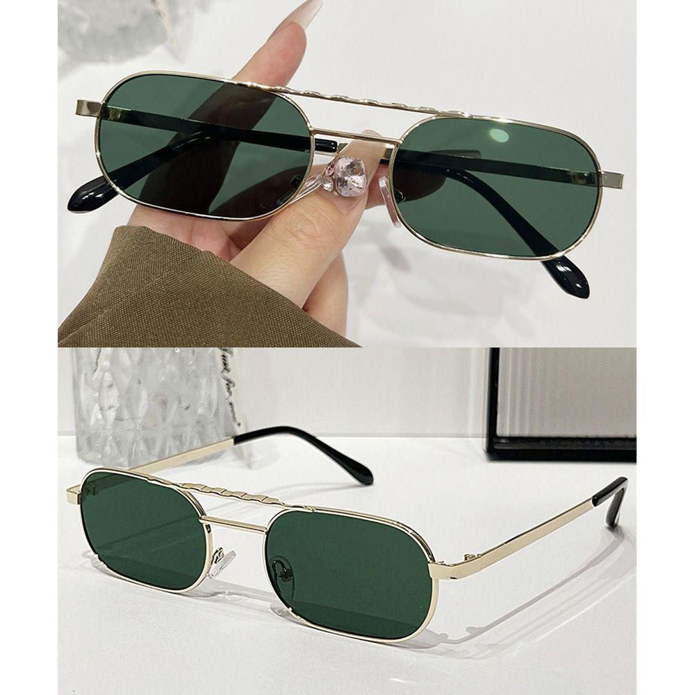 Защита от ультрафиолета, прямоугольные солнцезащитные очки, очки в стиле хип-хоп 90-х, ретро-очки для женщин и мужчин