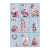 9 Sheets/Set Christmas Window Cling Removable Waterproof PVC Winter Merry Christmas Static Glass Sticker Holiday Party Decoration Decal