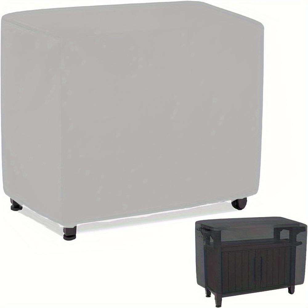 Несколько размеров на выбор Черный Серебристый Уличный Патио Пылезащитный Защита от солнца Прочный Черный Тканевый Чехол для Клавиатуры Уличная Тележка Пылезащитный Чехол для Стола