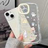 Mobile Phone Cases for iPhone 11 13 XR 15 Pro Max 12 14 Pro Max Case iPhone 16 7 Plus 8 Plus XS Max Cartoon Pattern Anti-drop Protection Shockproof