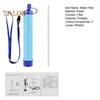 Personal Water Filter Straw Portable Water Purifying Device Outdoor Survival Camping Hiking Backpacking Emergency Water Filtration System
