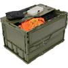 Тонкий складной контейнер TRUSCO 50 л с замком на крышке OD Color TR-C50B-OD Ящик для хранения Ящик для хранения