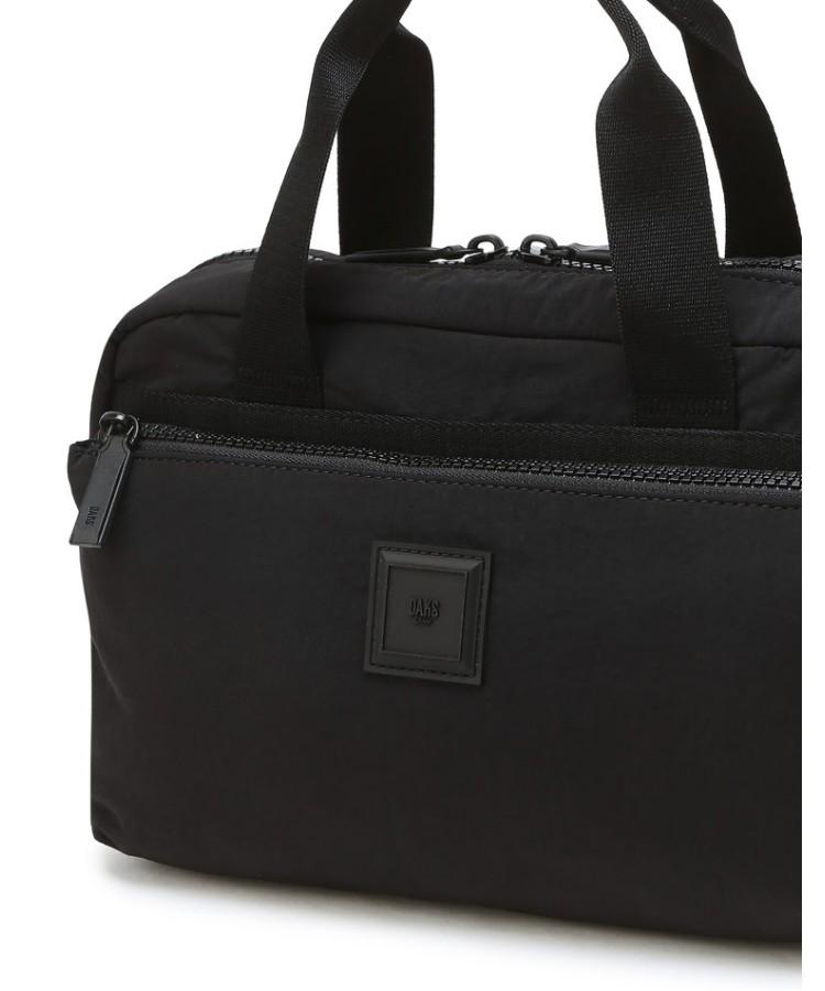 Daks Men'S Accessories Black Two-Zipper Crossbody_Dbba6Eg30Bk
