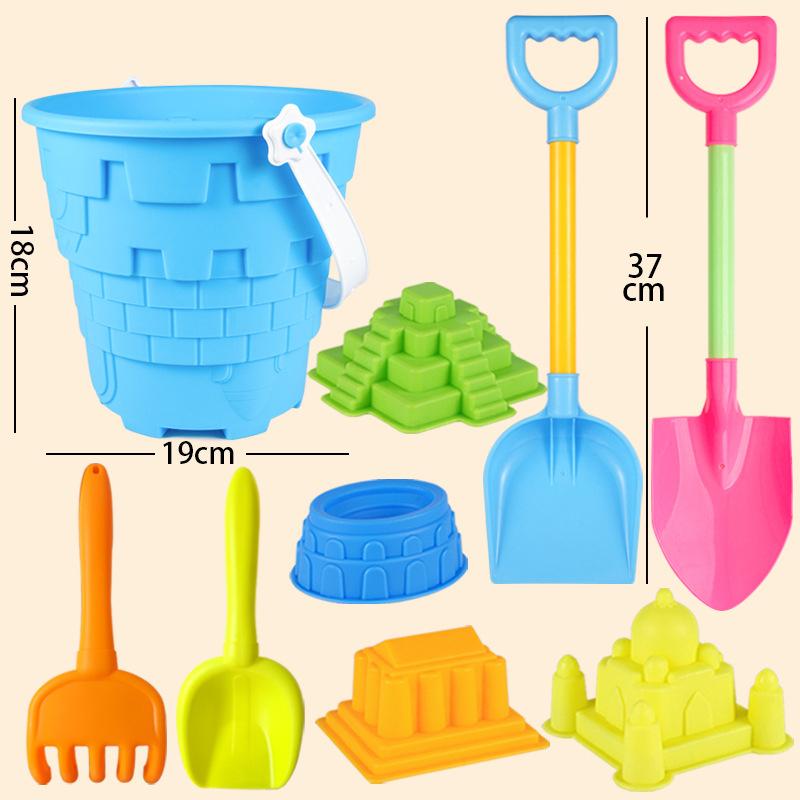 Пляжные игрушки для детей, замок, ведро с песком, совок для копания, игрушка, детский набор песочницы, инструменты для игры в песочницу, пляжные игры на открытом воздухе для детей