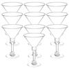 10 Pcs Tin Cup Rounded Martini Glasses Tower Charcuterie Cups Cocktail Machine Clear Plastic