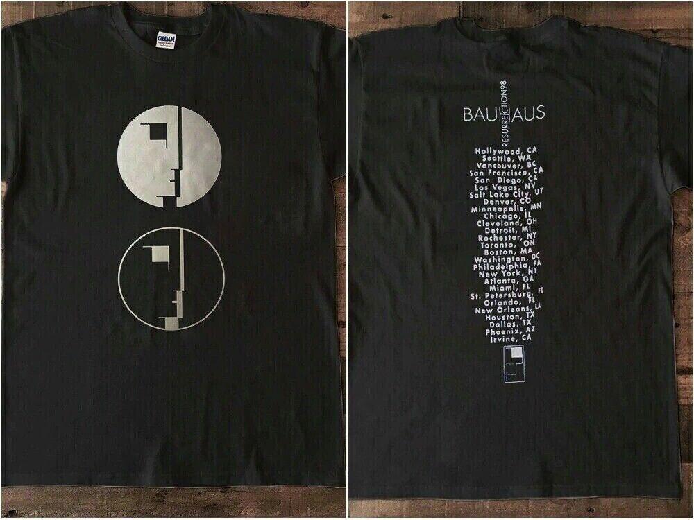 Винтажная футболка bauhaus resurrection tour 1998 г. Унисекс футболка