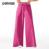 Прямые повседневные брюки Свободные повседневные брюки с завязками Женские летние брюки Широкие брюки